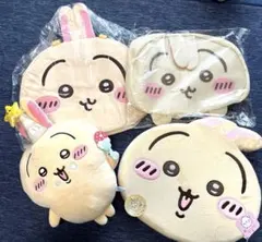 新品　ちいかわ　うさぎ4点セット　低反発クッション、ボストン、ランドリーバック等