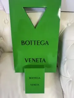 BOTTEGA VENETA ショップ袋 グリーン 大 箱付き