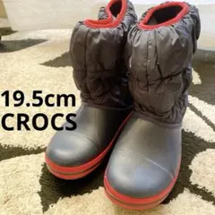 【19.5cm】クロックス ウィンターパフブーツ スノーブーツ キッズ