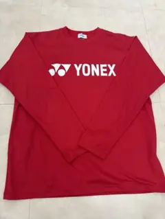 ヨネックス　YONEX トレーナー　長袖ウェア　赤　M