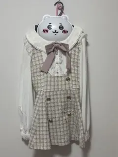 LIZLISA チェックツイードセットアップ ピンク - メルカリ