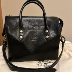 イルビゾンテ　ミニボストンバッグ　ブラックのサムネイル