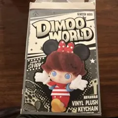 DIMOO WORLD プルート ビニールプラッシュキーホルダー