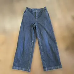 無印良品ワイドデニムパンツ レディース M