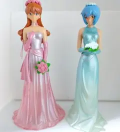 エヴァンゲリオン【レイ・アスカ ウェディングフィギュア】全2種