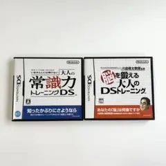 Nintendo DS ソフト 大人の常識力 & 脳を鍛えるDSトレーニング