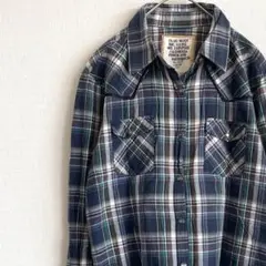 trade mark シャツ チェック柄 胸ポケット シンプル 大きめ 薄手