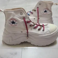 CONVERSE CITYHIKE HI 厚底 スニーカー ホワイト 社外紐のサムネイル