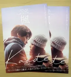 映画 楓 フライヤー 2枚セット