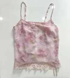 ワコール　L’ge　キャミソール　♡ピンクお花柄♡のサムネイル