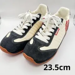 美品✨️PATRICK 23.5cm レディース スニーカー ホワイト マラソン