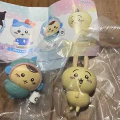 ちいかわ　なりきりフィギュアセット　うさぎ　くりまんじゅう　ハンギョドン　プリン