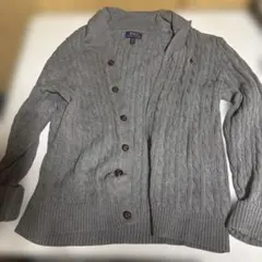 Polo Ralph Lauren グレー カーディガン XL