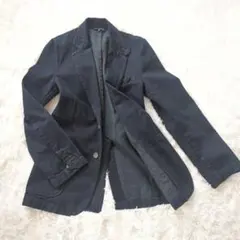 【美品】 A.P.C アーペーセー デニム テーラードジャケット ネイビー