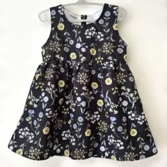 プティマイン⭐︎ノースリーブ花柄ワンピース/夏用　90cm