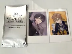 5th ANNIVERSARY チェキカード B版 咎人 剣持刀也 伏見ガク