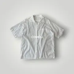 COMOLI コモリ ベタシャンオープンカラーシャツ 半袖 3 ホワイトのサムネイル