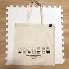 フラワーミッフィーショップトートバッグ 70周年ヒストリー