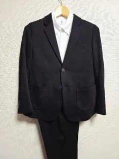 ユニクロキッズ フォーマル 150　ジャージージャケット、パンツ、シャツセット