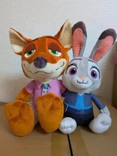 ディズニー ズートピア2 ジュディ ニック ペアぬいぐるみ