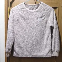 ディズニー　ミニーマークのふわふわトップス　サイズ140　(902)