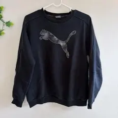 【160】PUMA　プーマ　トレーナー　黒　ブラック　160cm