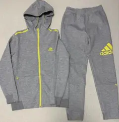 adidas スウェット セットアップ 160cm グレー 美品