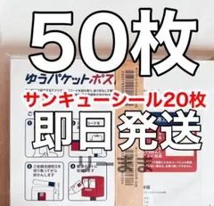 【50枚】オマケ付き ゆうパケットポストmini専用封筒 折り曲げ無し即日発送
