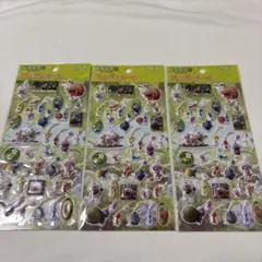 【国内正規品】ピクミン３　ぷくぷくシール　3枚セットのサムネイル
