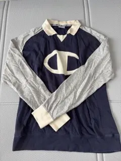 Champion チャンピオン ラガーシャツ スウェット Lのサムネイル