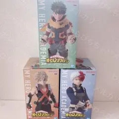②僕のヒーローアカデミア 緑谷出久 爆豪勝己 轟焦凍 フィギュア 3体セット