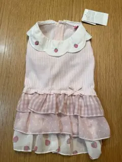 ペットパラダイス　犬服　Sサイズ イチゴ柄　ピンク　タグ付き新品未使用