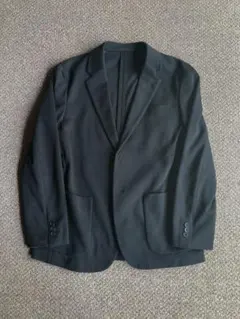 ユニクロ UNIQLO コンフォート2Bジャケット 黒 black L