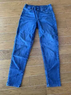 ユニクロ　インディゴデニム　150 ジョガーパンツ