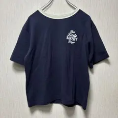 forksy プリント入り 半袖Tシャツ ネイビー Fのサムネイル