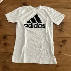 試着のみ新品未使用品adidas ホワイト Tシャツ 140cm