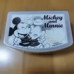 平成レトロ　ミッキーとミニー ミラー付き収納ボックス