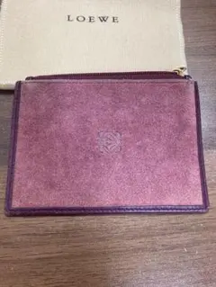 LOEWE ロエベ　アナグラム　スエード ポーチのサムネイル