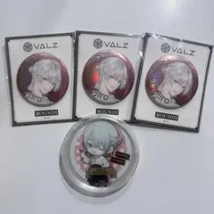 にじさんじ VΔLZ 弦月藤士郎 ラウンドワンコラボ 缶バッジ