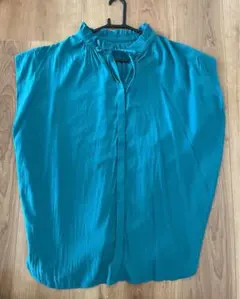 【LEPSIM】レプシィム　ロング丈襟フリルブラウス