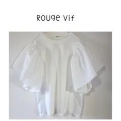 Rouge vif オーガンジースリーブカットソーのサムネイル