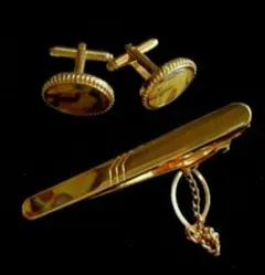 ネクタイピン　カフスボタン　セット