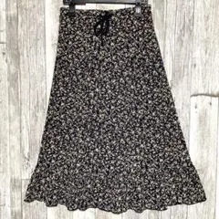 ローラアシュレイ サイズ9 M 花柄　ロングスカート