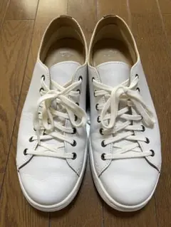 UGG アグ スニーカー メンズ シンプル 白 レザー 美品　28cm