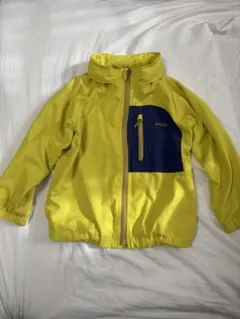 BREEZEキッズ フルジップジャケット イエロー/ネイビー