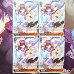 ヴァイスシュヴァルツ　key 鬼の嫁入り 識 RR 4枚 ヴァイスシュヴァルツ 鬼の嫁入り 識 RR 4枚 - メルカリ