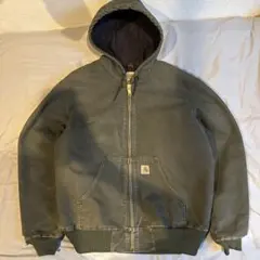 カーハートアクティブジャケットJ130モースグリーン
