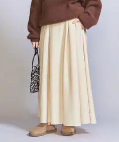 BEAUTY&YOUTH UNITEDARROWSチンツ ギャザーフレアスカートのサムネイル