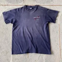 【雰囲気◎】90s USA製 フェード 1994 両面プリント ネイビー XL
