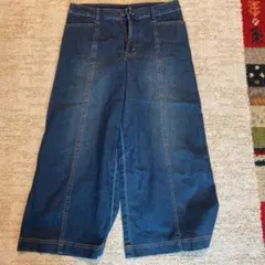 デニム ワイドパンツ ジーンズ　KOS インディゴ　美品のサムネイル